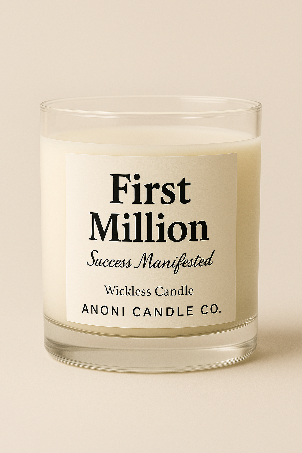 First Million — Wickless Candle